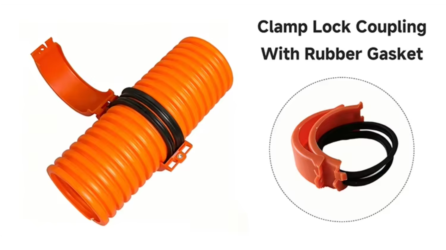 Flexible MPP Underground Electrical Conduit Plastic Cable Protection Pipe Durable Materials Durable Plastic Conduit