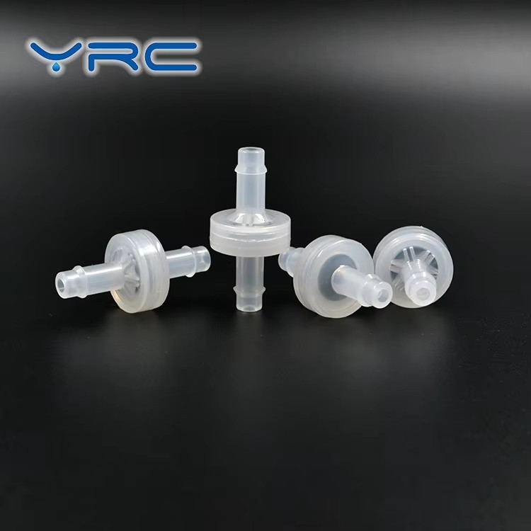 YRC 1/4" Miniature Silicone Diaphragm NRV Plastic Check Valve for Air and Water