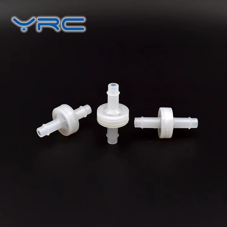 1/4" 6.4mm Small Plastic Diaphragm Gas Check Valve PVDF Anti-ozone Valve