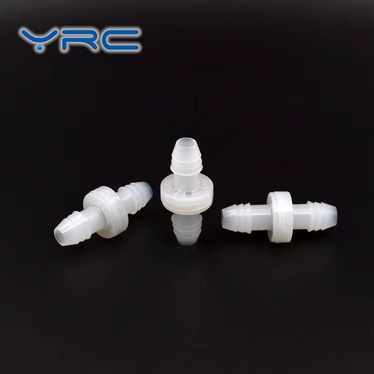 1/4" 6.4mm Small Plastic Diaphragm Gas Check Valve PVDF Anti-ozone Valve