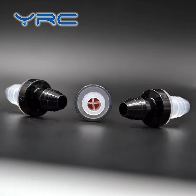 Mini plastic silicone mon-return air valve 3/16" 1/4" 5/16" 3/8" cold resistant one way micro valve for general application