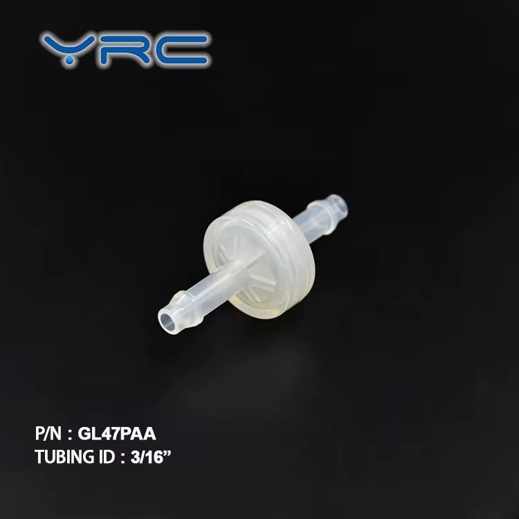 3/16" 4.7mm Hose Barb Water Screen Mesh Air PA66 Fiber Small Plastic In-Line Filter