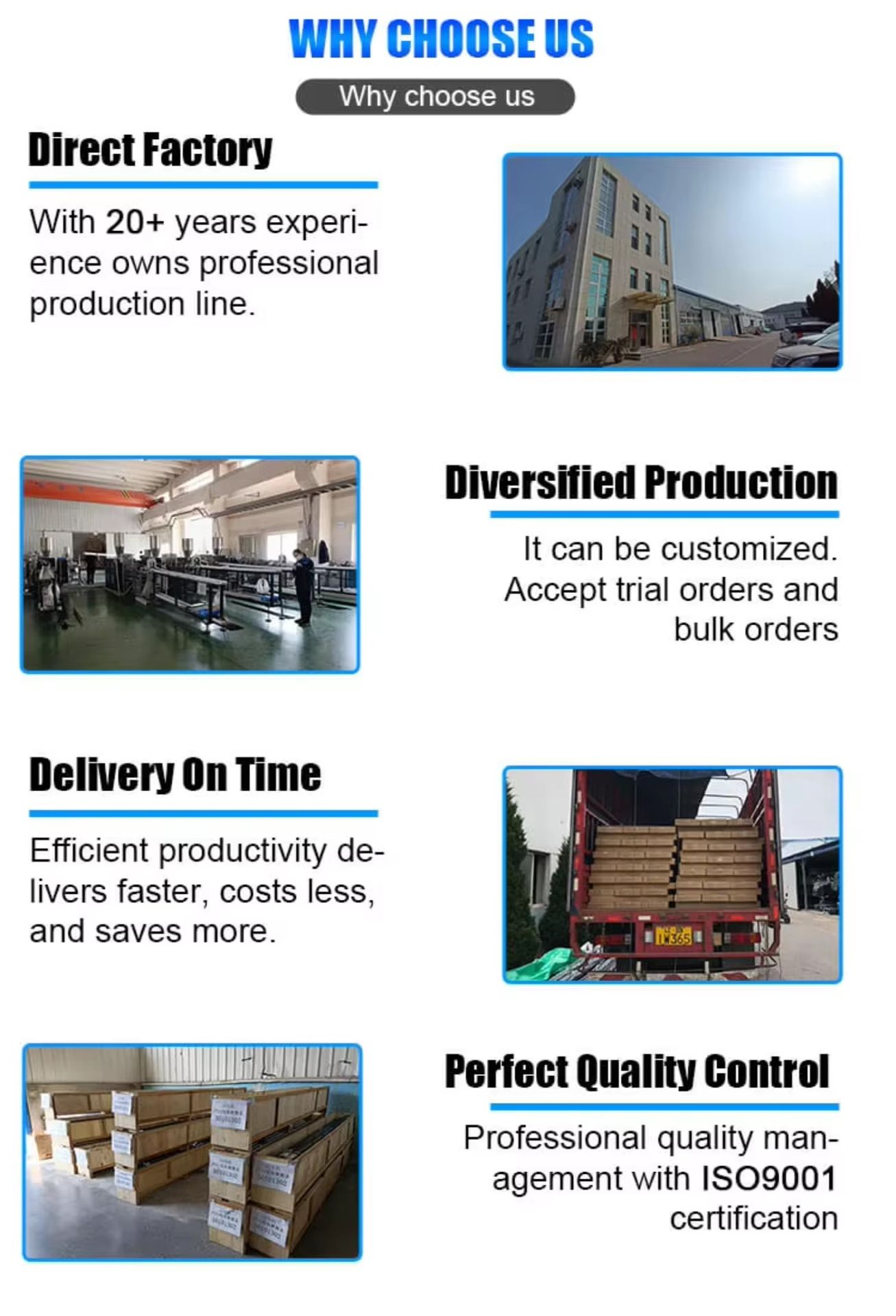 Extrude Brilliance Plastic Extrusions Architectural Rails PVC Customized Profiles for Window and Door Sliding Systems