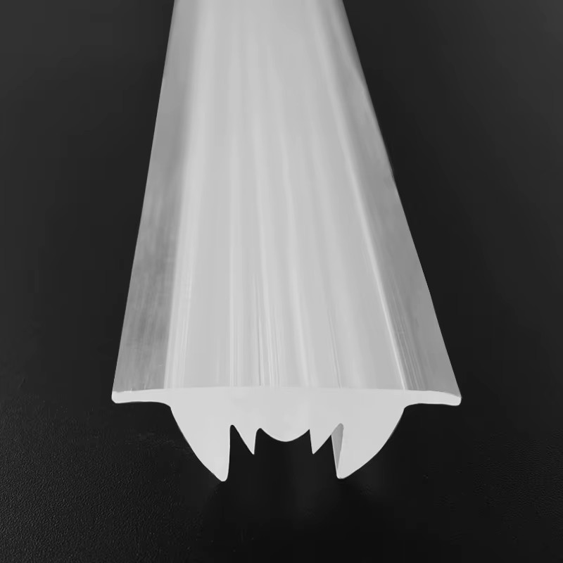 For Aluminum Led Profile Frosted Polycarbonate Plastic Clear Diffuser Strip Optical Focusing Linear Extrusion Lens//