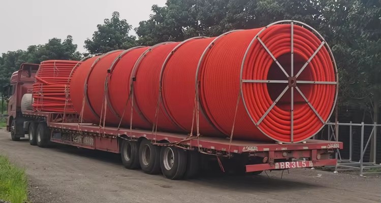 Good Price Corrugated Optic Duct COD Pipe HDPE Plastic Pipe 110mm 6 Way Protective Conduit for Highway Cable System