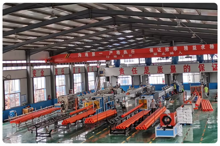 Custom Made Orange Underground High-Pressure Durable Flexible Anti-Corrosion MPP Electric Conduit Pipes DN75-DN315 Customizable