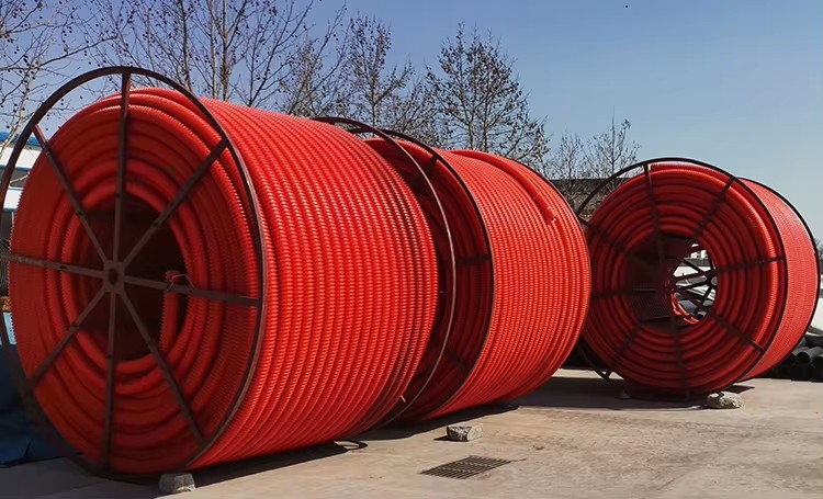 Good Price Corrugated Optic Duct COD Pipe HDPE Plastic Pipe 110mm 6 Way Protective Conduit for Highway Cable System