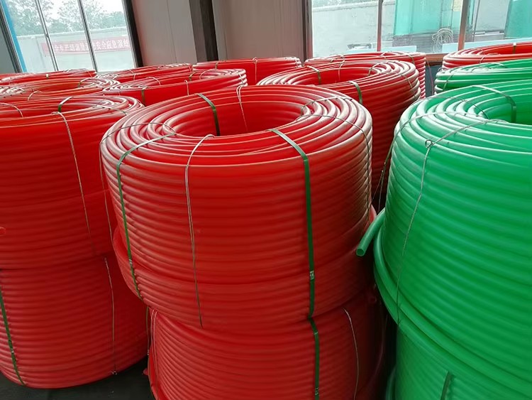 Custom Wholesale HDPE Silicon Core Pipes High Pressure Durable Anti-Corrosion UV Resistance 2 Inch Fiber Plastic Pipe