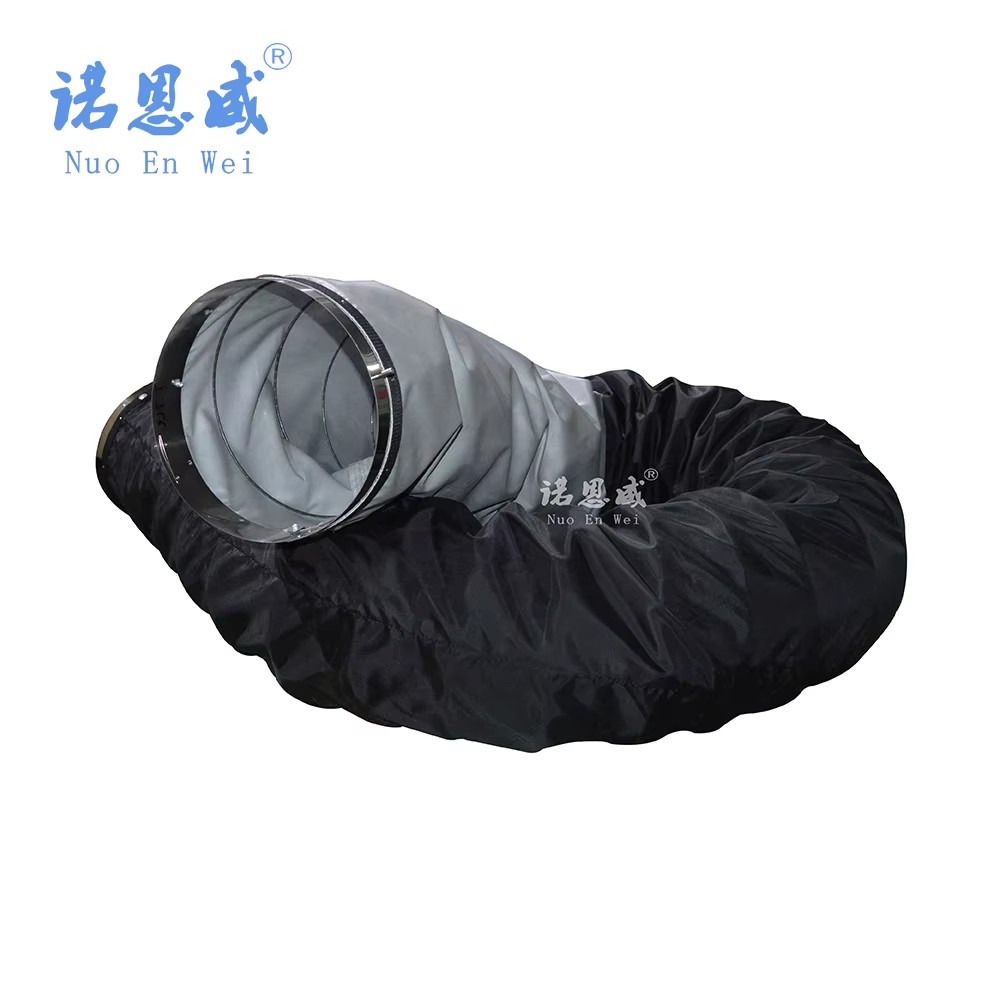 Various Sizes and Lengths High Temperature Flexible air Duct with Connecting Belt