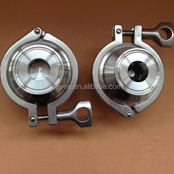 Sanitary Stainless Steel Non-return Flap Valve Check Valve Back-pressure Valve