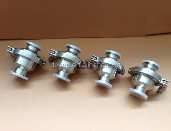 Sanitary Stainless Steel Non-return Flap Valve Check Valve Back-pressure Valve