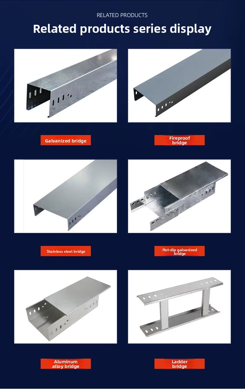 Wholesale SHEN LIAN Hot-dip Galvanized Cable Tray with Customization and 1-2mm Cable Capacity