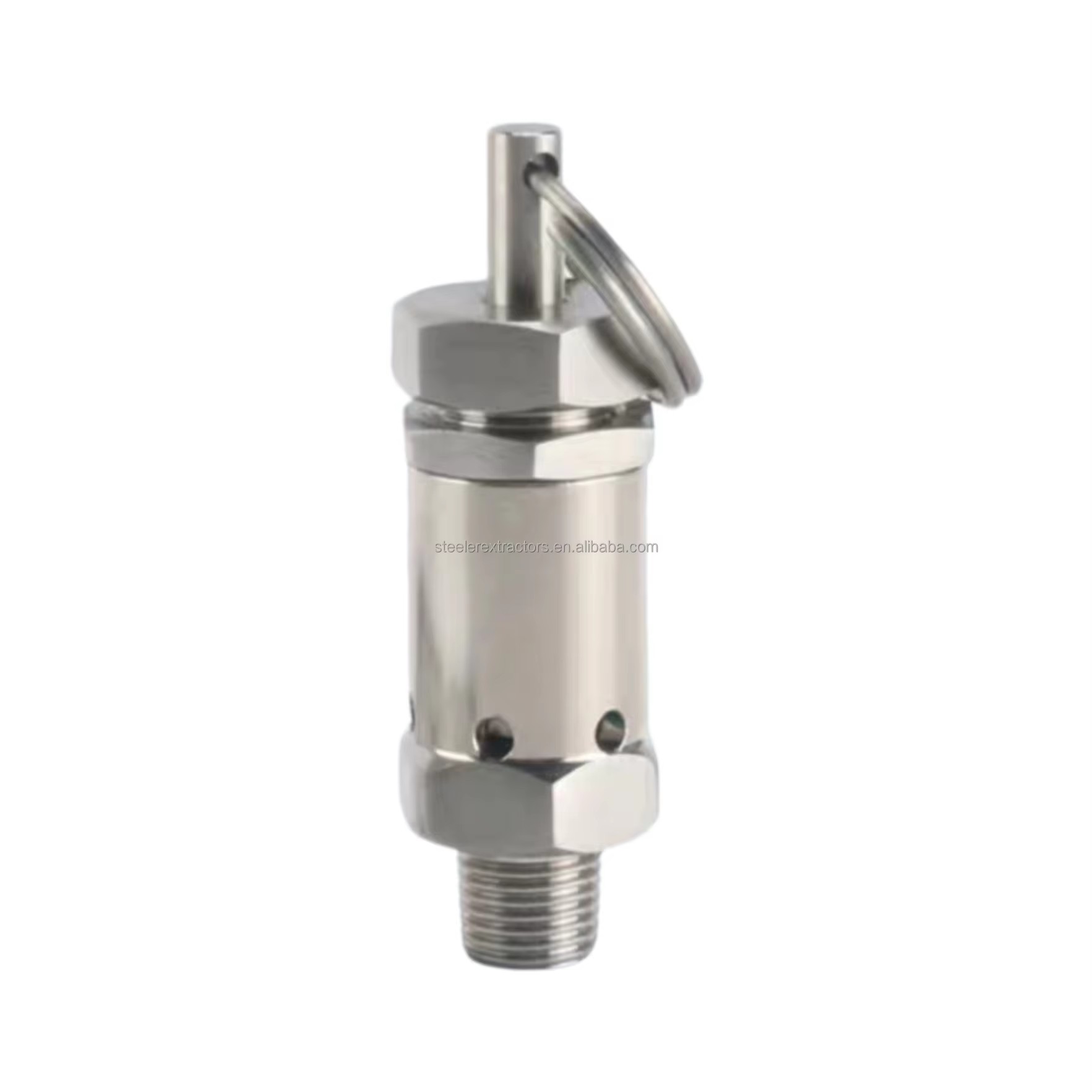 SS304 Stainless Steel Sanitary Spring Full Lift Safety Valve / Pressure Relief Valve / Pressure Release Valve