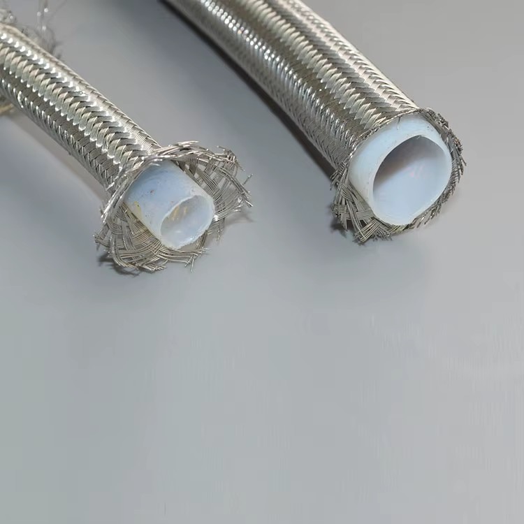 Discount Offer PTFE Lined Flexible Metal Hose Braided Steel Tube for Chemical Plant