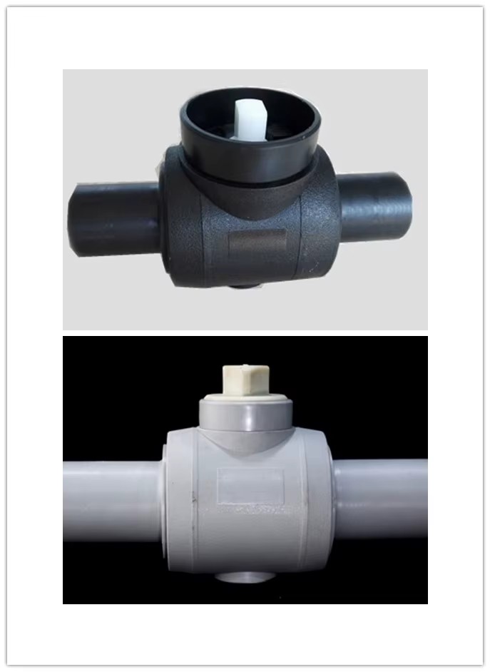 HDPE Butt Fusion Pipe Fittings Ball Valve for Gas Supply 160mm