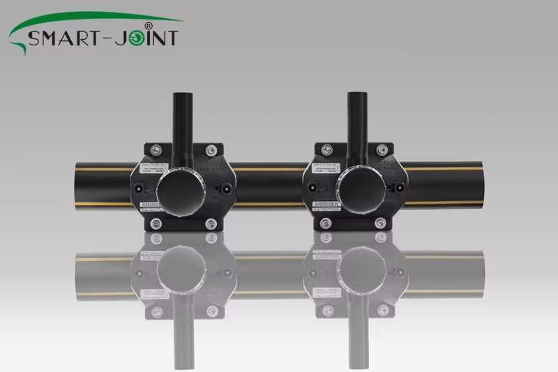 PE SDR11 Pipe Fitting Electrofusion PN16 Saddle Tapping Tee