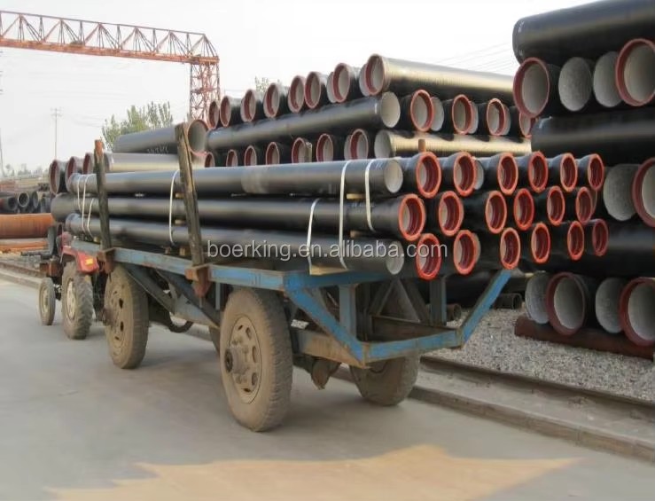 Best Price K9 K8 K7 DN 200mm 300mm 350mm 400mm Ductile Iron Pipe Ductile Iron Cast Pipe for Water Supply Underground