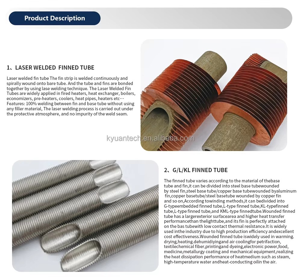Copper Finned Tube Pipe for Heat Exchanger and Air Cooler