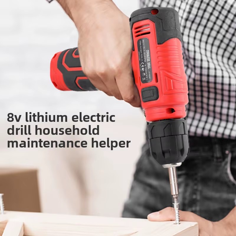 Hi-Spec 129-Piece 8V Comprehensive Portable Home Hand Tool Set Kit Electric Drill Power Tool Set for Auto Repair OEM ODM
