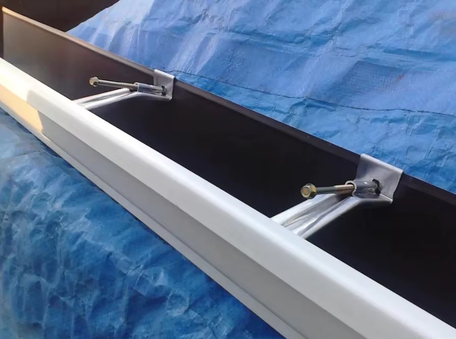 Factory Low Price High Quality Customized Aluminum K-style Hidden Gutter Rain Roof Hanger Quick Screw