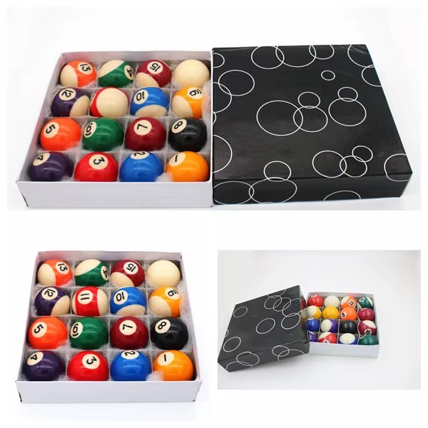 Professional Pool Accessories 38mm Billiard Ball Set 16pcs Size 1.5'' Pool Table Ball for Sale