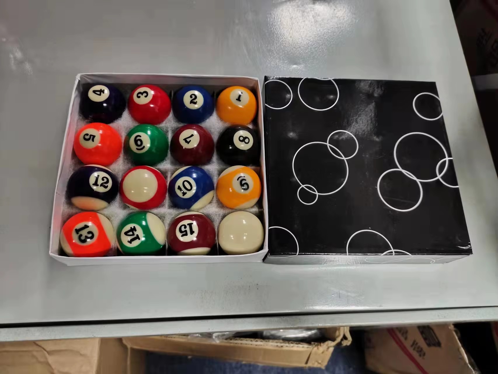 Professional Pool Accessories 38mm Billiard Ball Set 16pcs Size 1.5'' Pool Table Ball for Sale