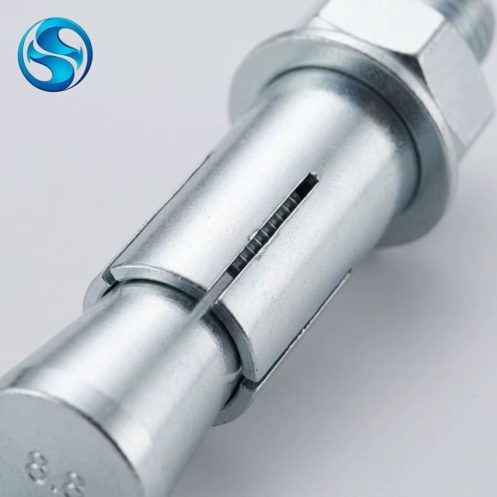 Wedge Anchor Q235B Galvanized Expansion Bolt M10 M12 Anti-Seismic Bracket Fastener for Construction