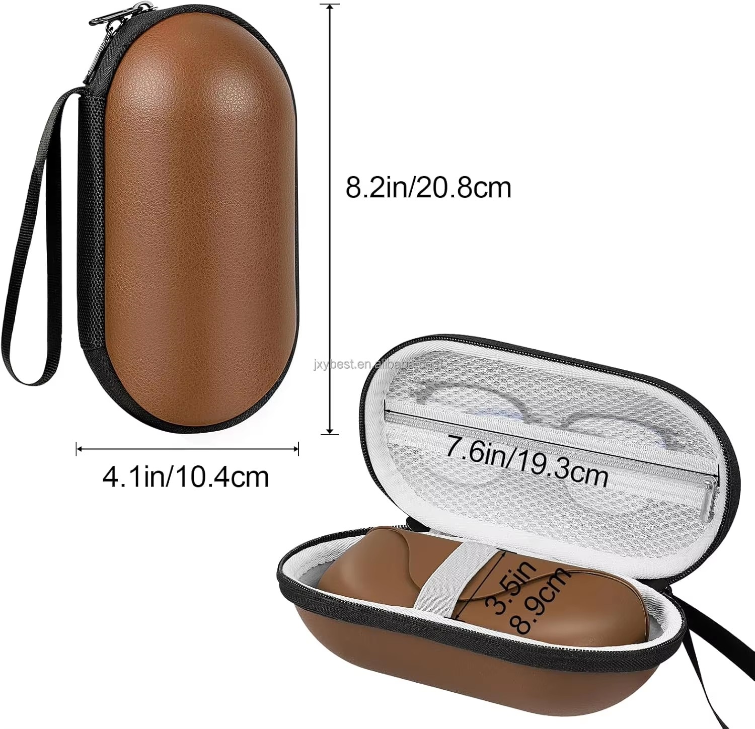 Custom Hard Carrying Case for Ray-Ban Meta Wayfarer/Skyler/Headliner Smart Glasses Charging Case Accommodates all accessories