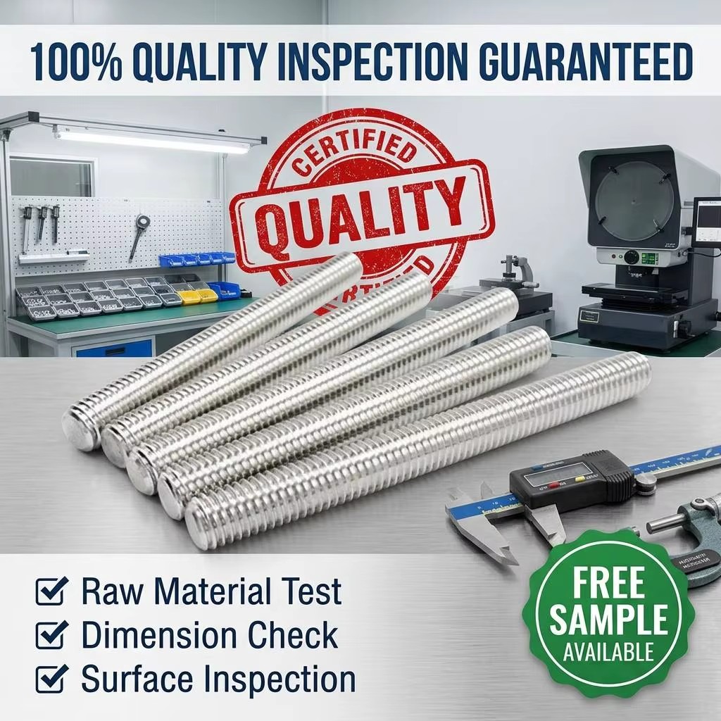 Q235B Carbon Steel M12 Right Hand Electro Galvanized Fully Threaded Rod for Solar Bracket Ceiling Suspension