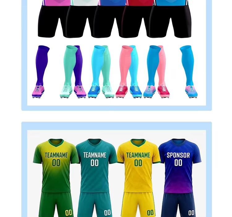 Customized Unisex Soccer Jersey 2025/2026 Player Version Football Uniform 100% Polyester Anti-Bacterial Quick Dry All Seasons