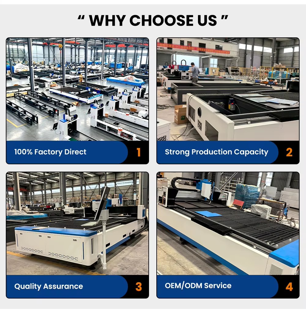 Easy Maintenance Automatic 3-Axis 6000W Raytools Laser Cutting Machine 1 Year Warranty Industrial Metal Fabrication Cutter