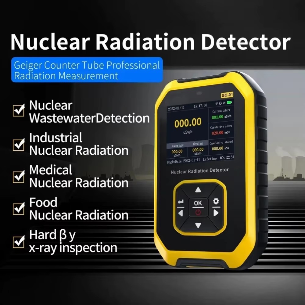 Portable Rechargeable Handheld Nuclear Radiation Detector Dosimeter Beta Gamma X Rays Tester Meter Tools