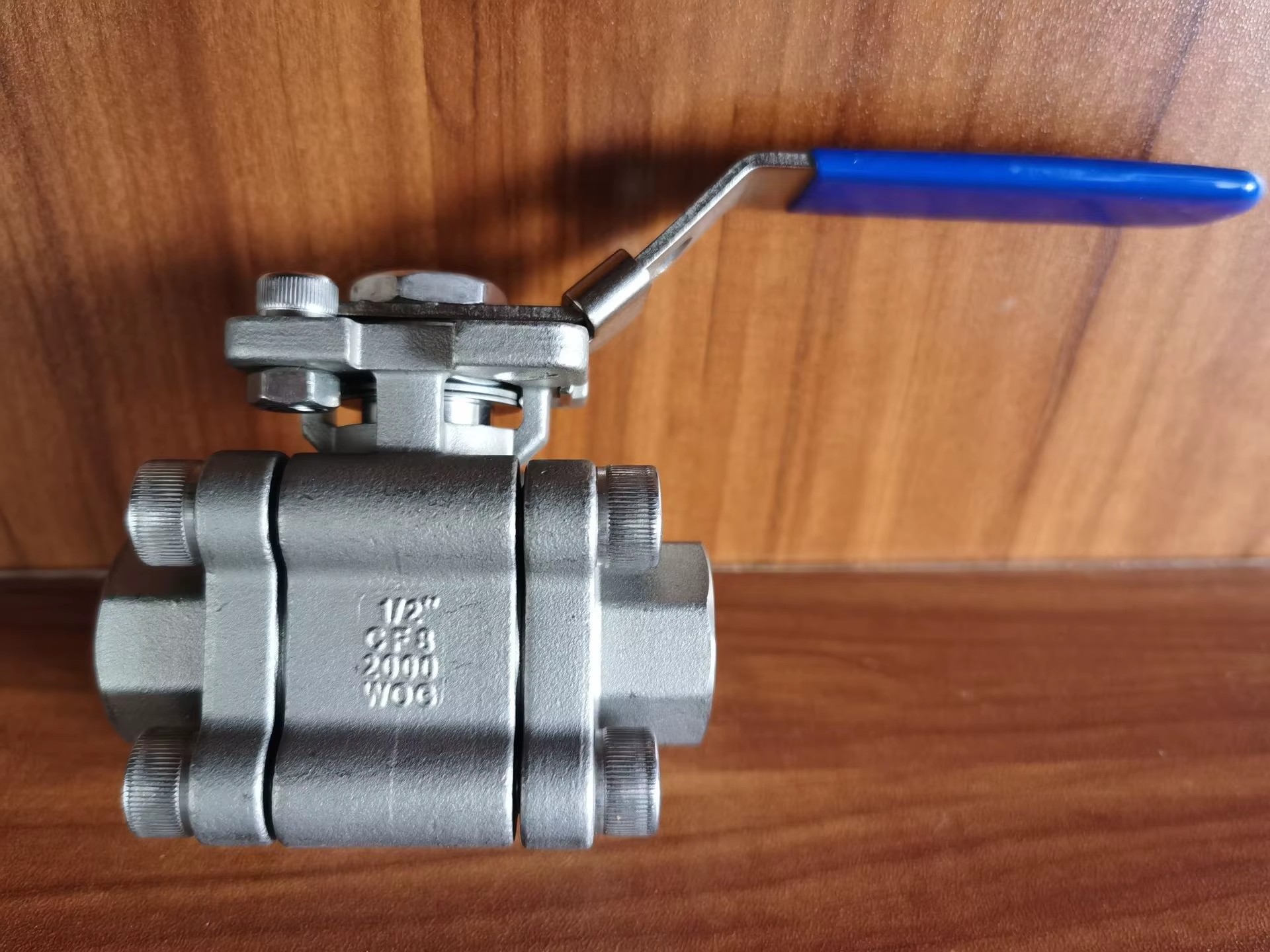 Kh Q11F-64P 2000WOG Three-piece Ball Valve Industrial Use Chemical Plants Lithium Battery Industries Water/Steam/Oil Media