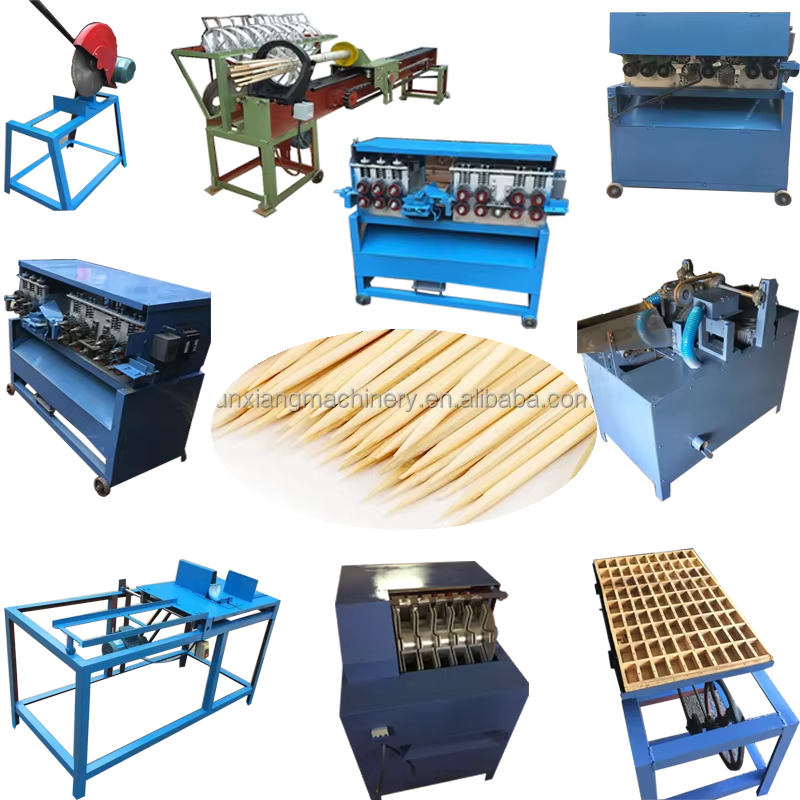 Nairobi Picking Diecrtly Bamboo Wood Tooth Pick Stick Toothpick Making Maker Machine