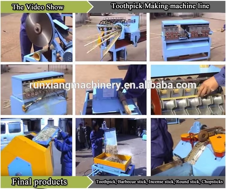 Nairobi Picking Diecrtly Bamboo Wood Tooth Pick Stick Toothpick Making Maker Machine