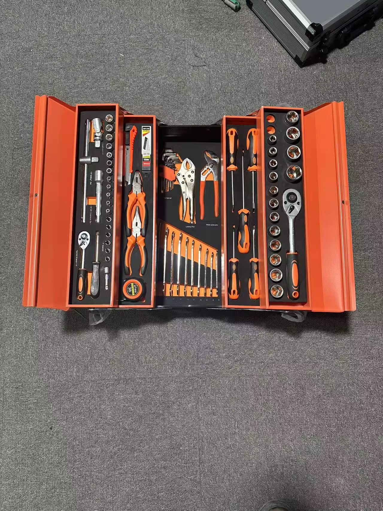 85 Pcs Multi-Layer Foldable Professional Hardware Set Household Auto Repair Tool Kit