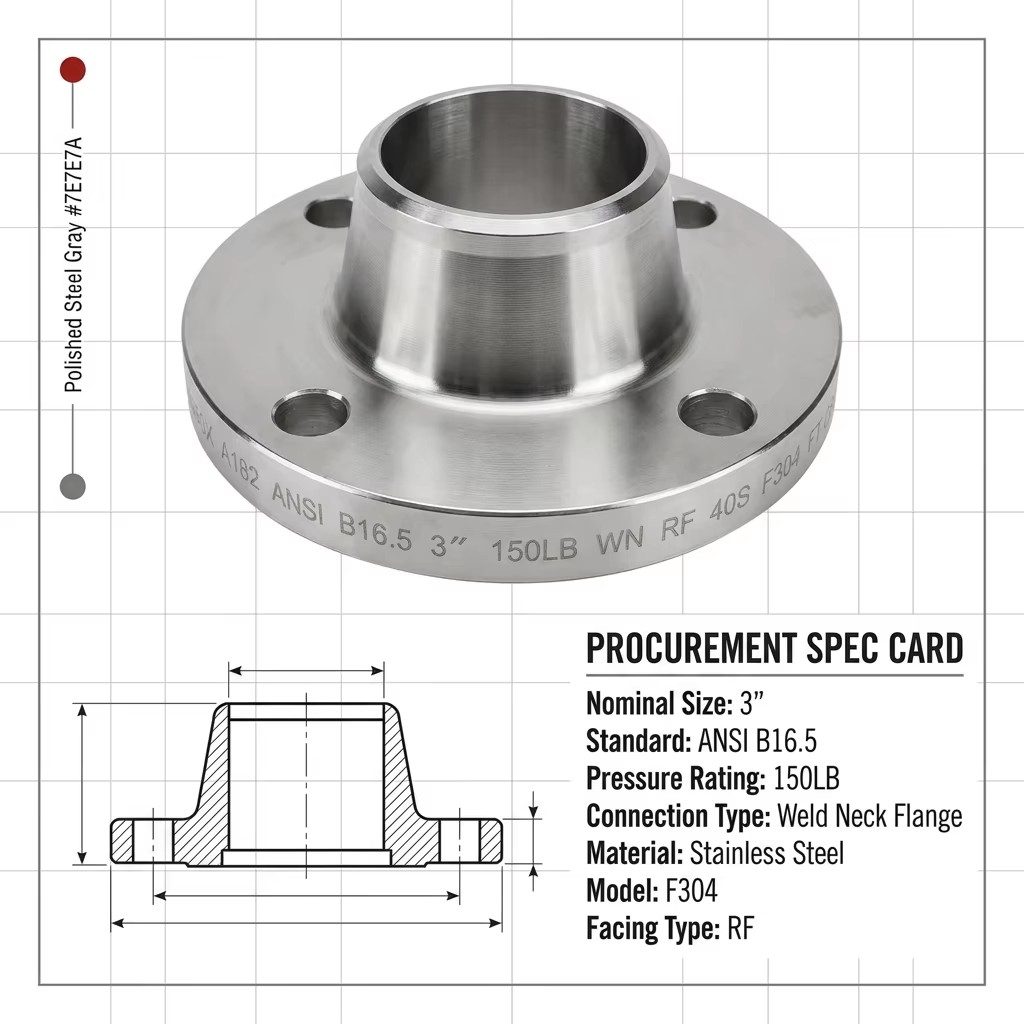 Stainless Steel Flange Precision Machined Pipe Flange Custom Metal Flange for Industrial Piping