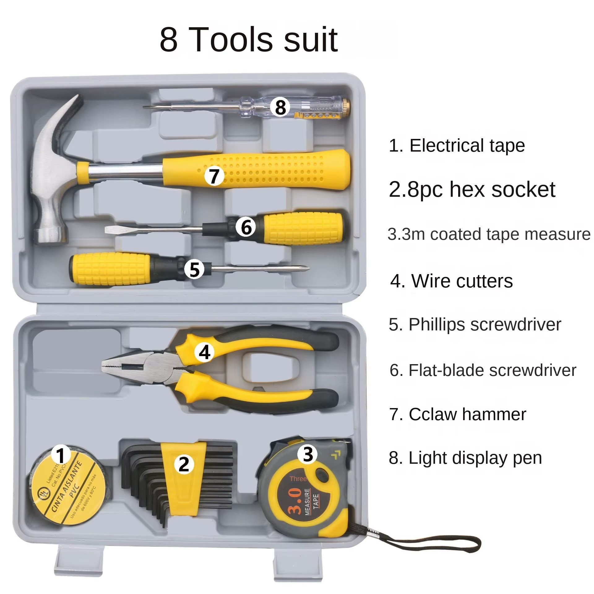 108P Manual Hand Carbon Steel Combination Tool Set Auto Repair for Wholesale 1-Year Warranty OEM Customizable Hard Case