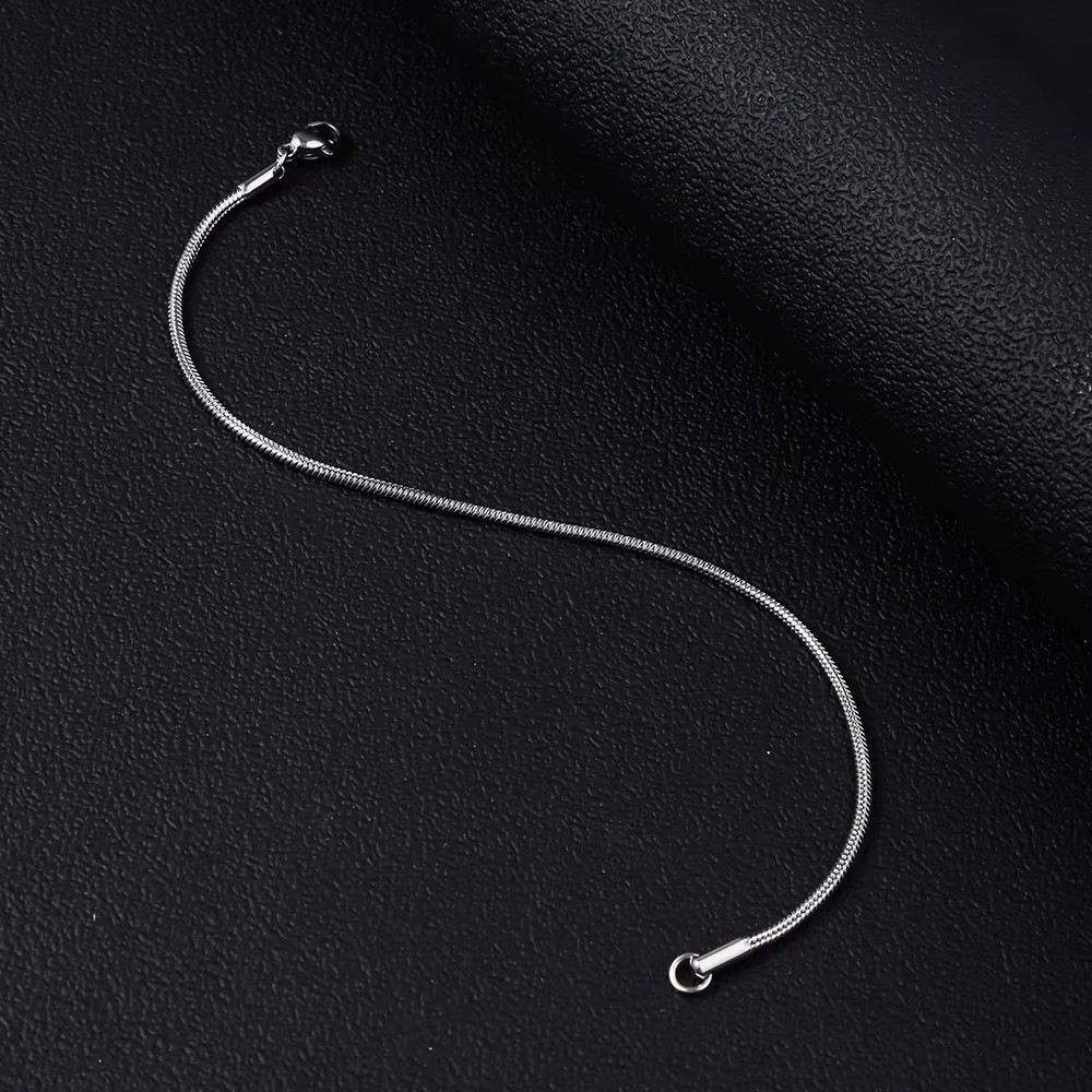 18K Gold Plated Minimalist Layering Link Chain Bracelets 2MM 1.5MM Trendy Jewelry Women Dainty Round Snake Chain Men Bracelet