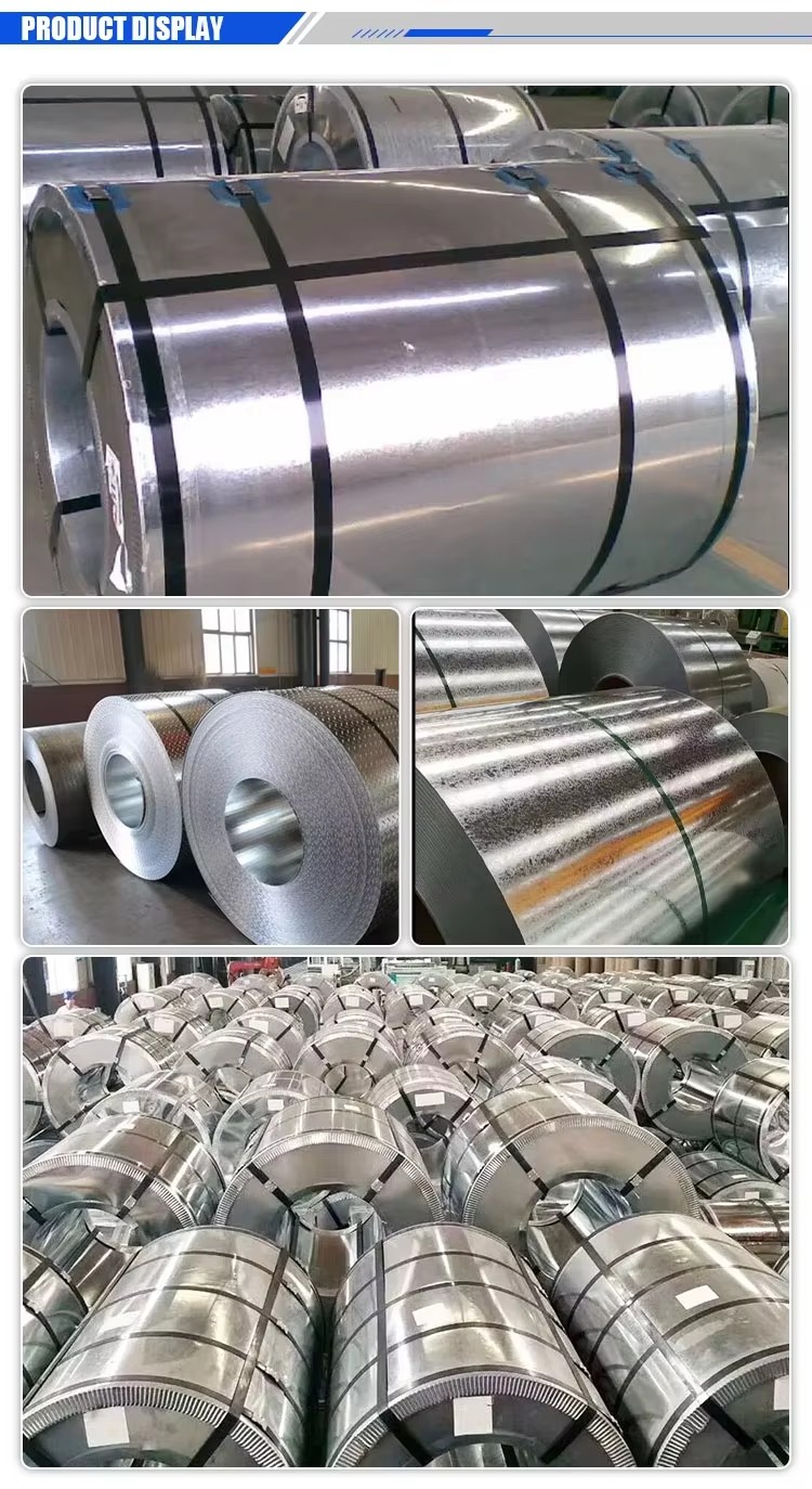 Galvanized Steel Coil Sheet Roll Coated Custom 0.14mm-6mm for Wall Construction Building Material Wholesale Price Supplier