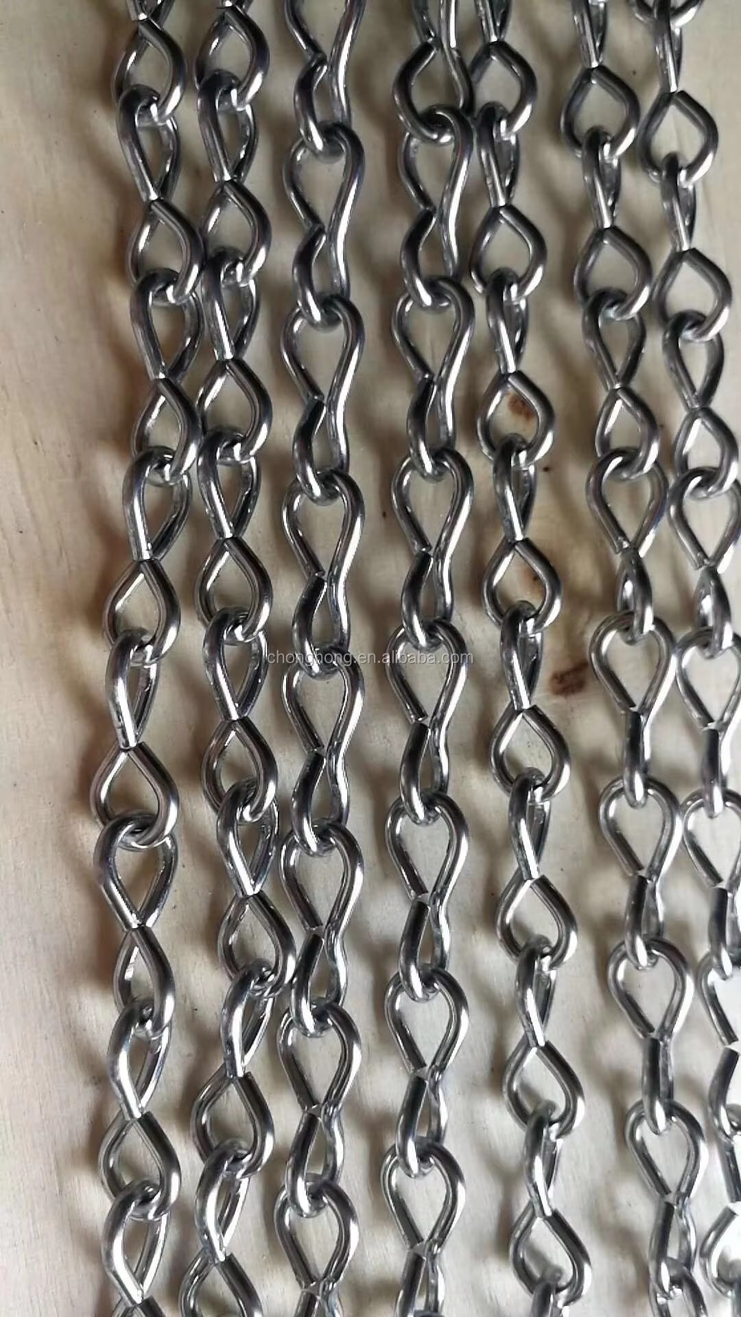 AISI304/316 Stainless Steel Single Jack Chain / Weldless Chain