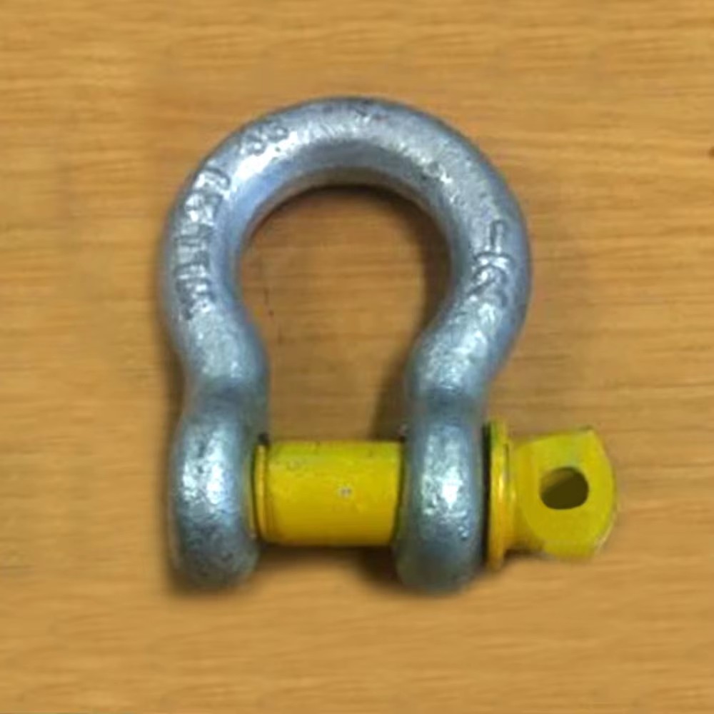 AS2741 Australian Standard Bow Shackle High Strength Grade S Forged in Plastic Galvanized Shackle