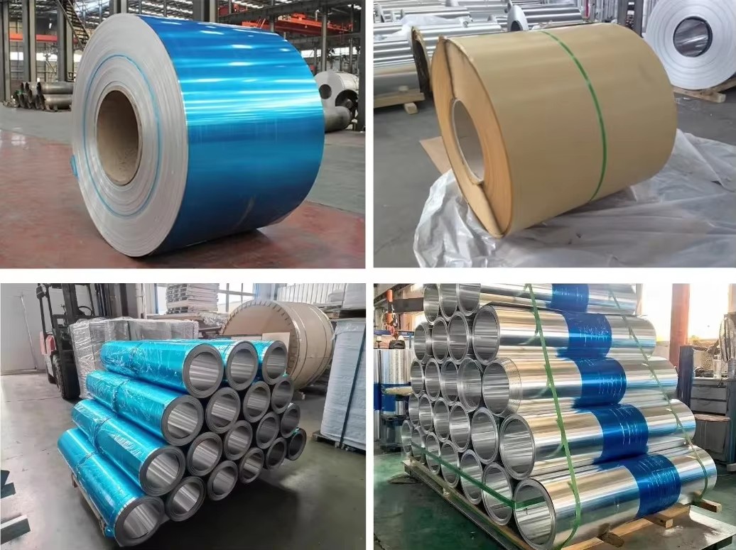 Reflector Plate PVC Film Coated Anodized Color Aluminium Roll 1060 1070 H14 h18 h32 1100 3003 5052 Aluminum Coil sheet