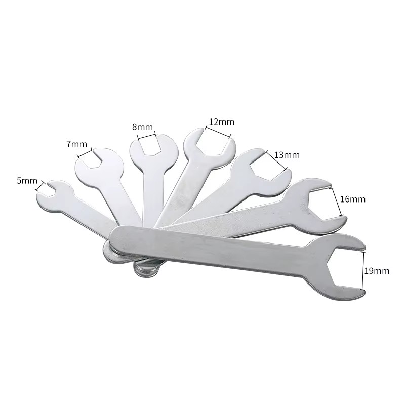 Super Thin Wrench Hex Open End Wrench Galvanized Metal Wrench