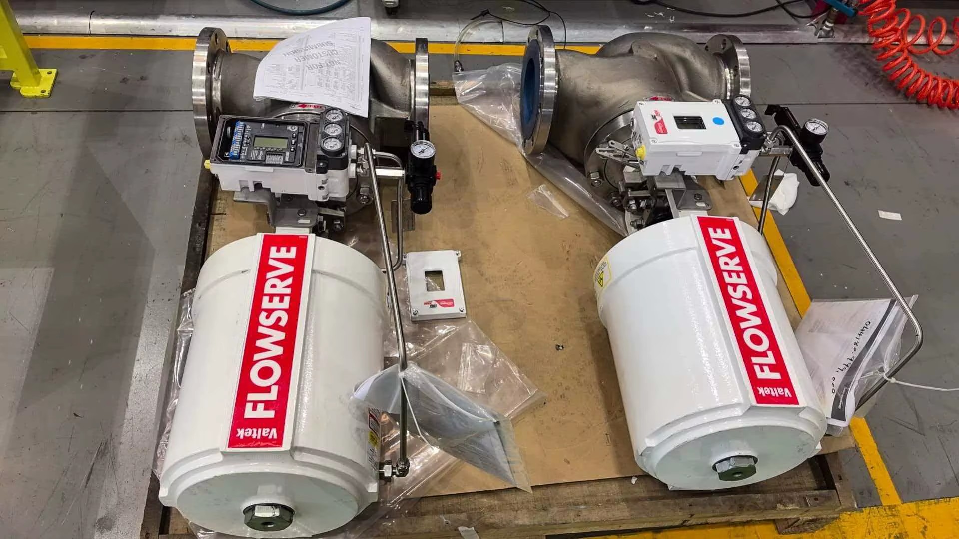 Flowserve 3200MD Pneumatic High Temperature Water Control Valve Positioner Stainless Steel Body OEM Industrial Use