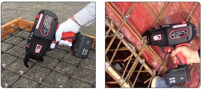 Light Weight Automatic Cordless Portable Bundle Tying Machine Rebar Tier Machine