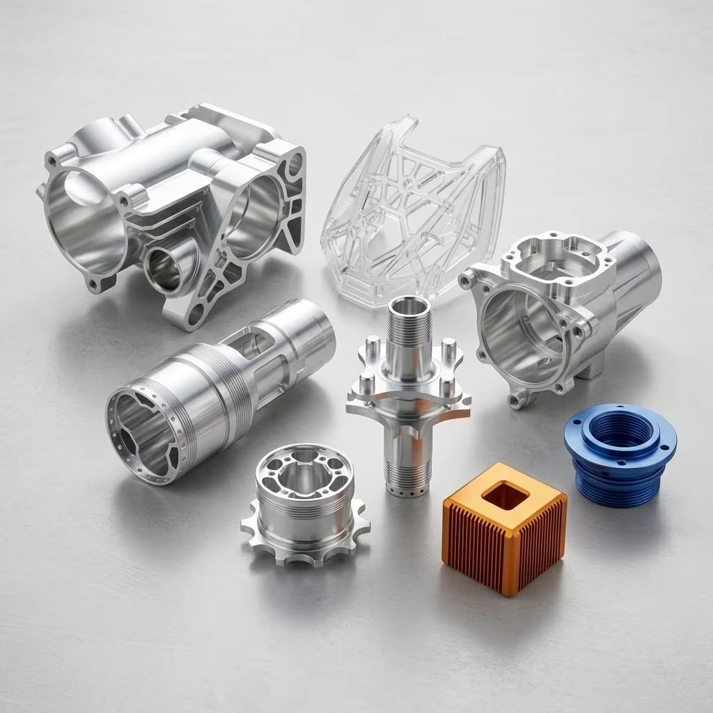 Custom CNC Milling Aluminum Precision Machining Parts Lightweight Structural Components OEM Manufacturing Service