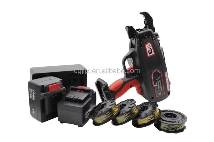 Portable Light-Weight Automatic Cordless Motor Rebar Tying Machine Handheld Steel Bar Wire Bundle Tool Construction High