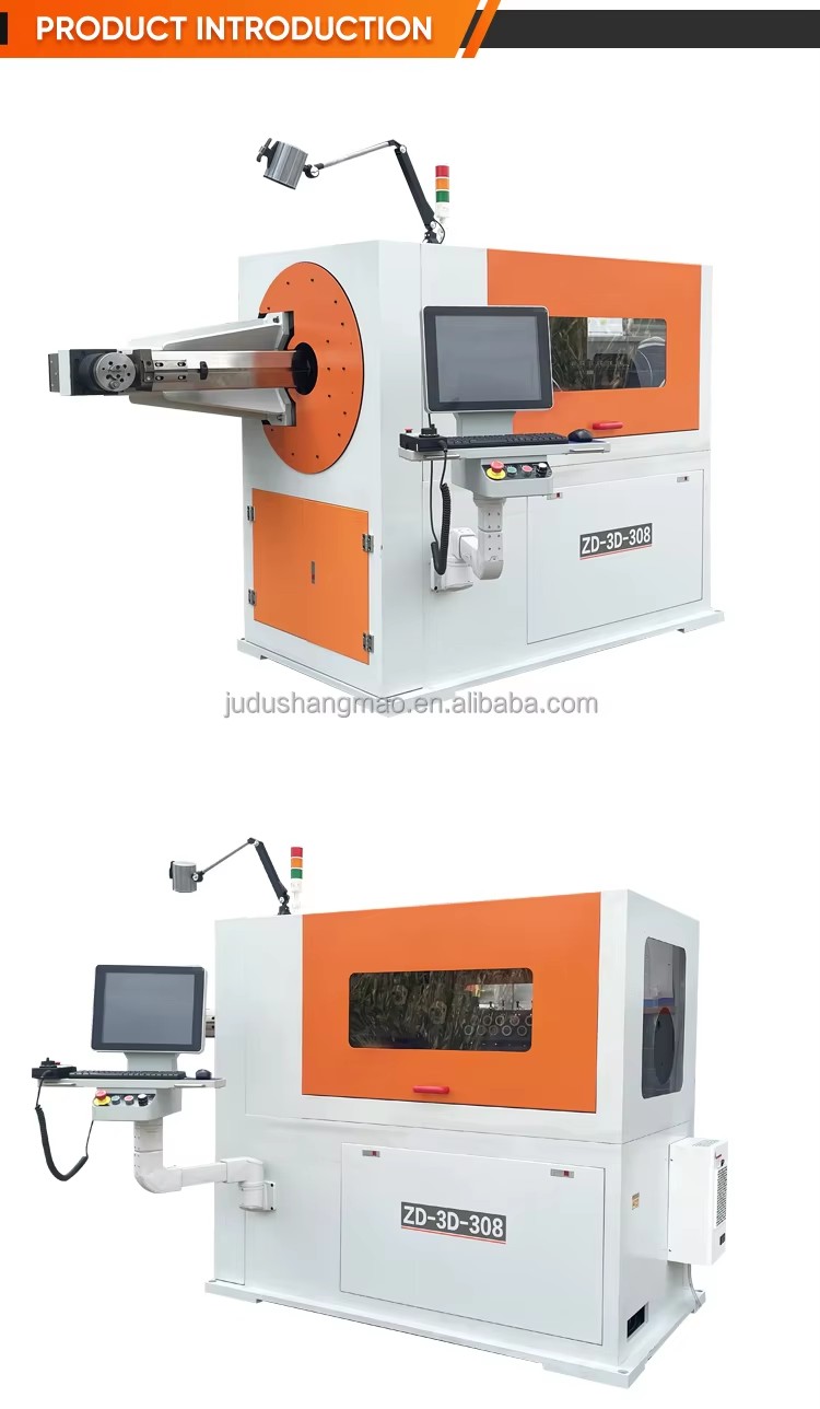 3D CNC Automatic Rebar Cut Bender Steel Wire Iron Bar Bending Machine for Concrete Building Automatic Wire Bending Machine 3D