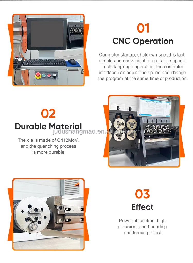 3D CNC Automatic Rebar Cut Bender Steel Wire Iron Bar Bending Machine for Concrete Building Automatic Wire Bending Machine 3D